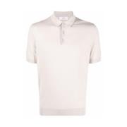 Klassiek Katoenen Poloshirt Mauro Ottaviani , Beige , Heren