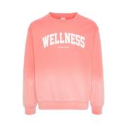 Koraalroze Crew Neck Sweater Sporty & Rich , Pink , Dames