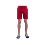 Stijlvolle Shorts voor Mannen Tommy Hilfiger , Red , Heren