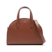 Stijlvolle Bruine Tas met Magnetische Sluiting A.p.c. , Brown , Dames