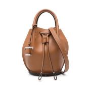 Bruine Trekkoordtas met Handvatten Tod's , Brown , Dames