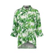 Blouse 3/4 Mouw Taifun , Green , Dames