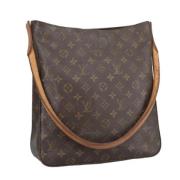 Pre-owned Canvas louis-vuitton-bags Louis Vuitton Vintage , Brown , Da...