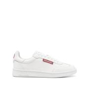 Witte Leren Panel Sneakers Dsquared2 , White , Dames