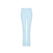 Wijde broek met rits in heup Rinascimento , Blue , Dames