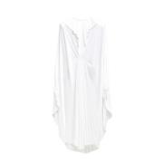 Wit Bloemen Mesh Sluier Vetements , White , Dames