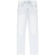 Blauwe Denim Straight Leg Jeans Isabel Marant , Blue , Heren