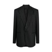 Geborduurde wol-kasjmier blazer 1017 Alyx 9SM , Black , Heren