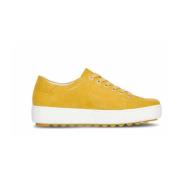 Metallic Veterschoenen Remonte , Yellow , Dames