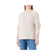 Lange Mouw Pullover Sweater Marc O'Polo , Beige , Dames