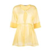 Blouses Fely Campo , Yellow , Dames