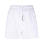 Gancio-geperforeerde Shorts Salvatore Ferragamo , White , Dames