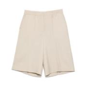 Beige Shorts met Knopen Birgitte Herskind , Beige , Dames