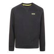 Essentiële Crew Katoenen Sweatshirt Zwart Barbour , Black , Heren