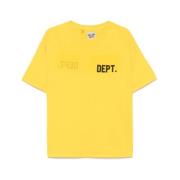 Gele Crew Neck T-shirt Gallery Dept. , Yellow , Heren