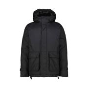 Clean Shell Parka Jas Marc O'Polo , Black , Heren