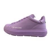 Stoere Sneaker Moschino , Purple , Dames