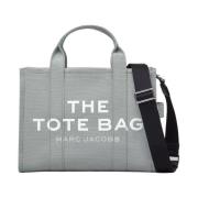 Wolf Grey Medium Tote Tas Marc Jacobs , Gray , Dames