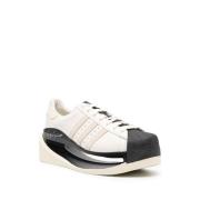 Zwart Wit Sneaker Paneelontwerp Y-3 , Beige , Heren