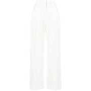 Off-White Broek met Hoge Taille Casablanca , White , Dames