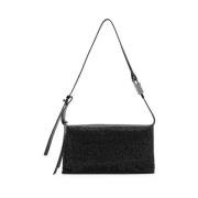 Zwarte Tas met Bovenrits Benedetta Bruzziches , Black , Dames