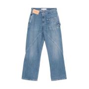 Lichtblauwe Jeans met Verborgen Rits JW Anderson , Blue , Heren