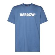 Katoenen T-shirt met Logobedrukking Barrow , Blue , Heren