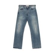 Blauwe Denim Straight Leg Jeans Y/Project , Blue , Heren