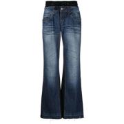 Flared Jeans Gudu , Blue , Dames