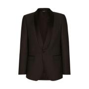 Micro-Dot Blazer Dolce & Gabbana , Black , Heren