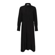 Zwarte Overhemdjurk Vienneiw 30109974 InWear , Black , Dames