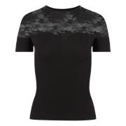 TOP MET Kant Nina Ricci , Black , Dames