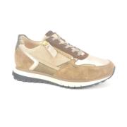 Beige Runner Combi Sneakers Gabor , Beige , Dames