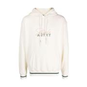 Geborduurd Logo Sweatshirt Autry , White , Heren