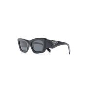 PR 13Zs 1Ab5S0 Sunglasses Prada , Black , Dames