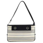 Pre-owned Canvas shoulder-bags Burberry Vintage , White , Dames