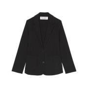 Jersey Blazer Marc O'Polo , Black , Dames