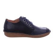 Leren Veterschoenen Clarks , Blue , Dames