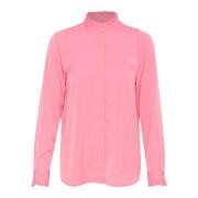 Elegante French Rose Overhemdblouse InWear , Pink , Dames