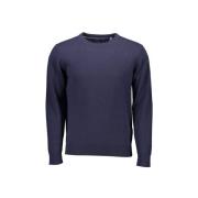 Wol Cashmere Crew Pullover Gant , Blue , Heren