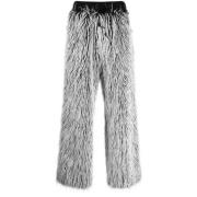 Faux-Fur Op Maat Gesneden Broek Dolce & Gabbana , White , Heren