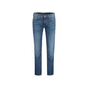 Straight Leg Jeans Baldessarini , Blue , Heren