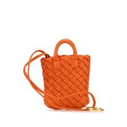 Pre-owned Leather home-office Bottega Veneta Vintage , Orange , Dames