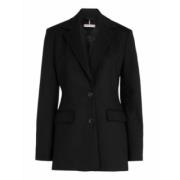 Klassieke Blazer Uni Tommy Hilfiger , Black , Dames