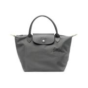 Le Pliage Groene Tote Tas Longchamp , Gray , Dames