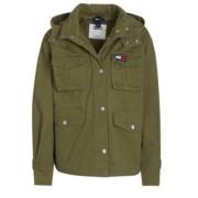 Jeans Parka Olive Tommy Hilfiger , Green , Dames