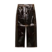 Koffiebruine Wollen Rok Séfr , Brown , Dames