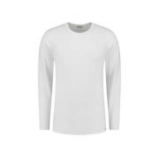 Katoen Gebreide Rollneck Polo Shirt Dstrezzed , White , Heren