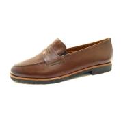 Bruine Leren Schoenen Paul Green , Brown , Dames