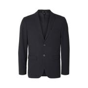 Slim Fit Blazer Flex Selected Homme , Blue , Heren